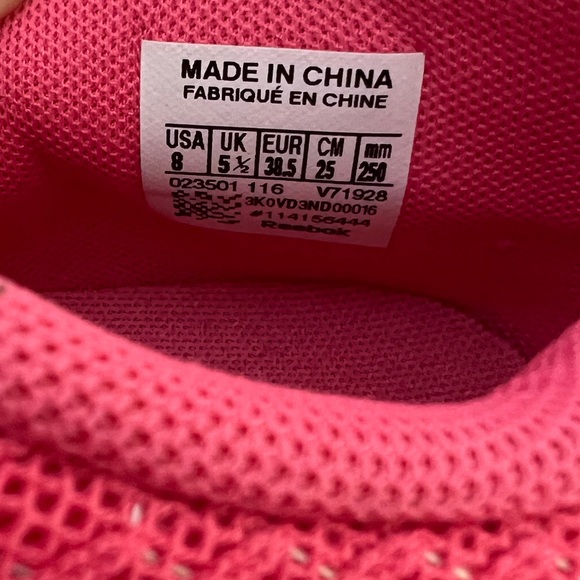 Pink Reebok Runners - Picture 8 of 10